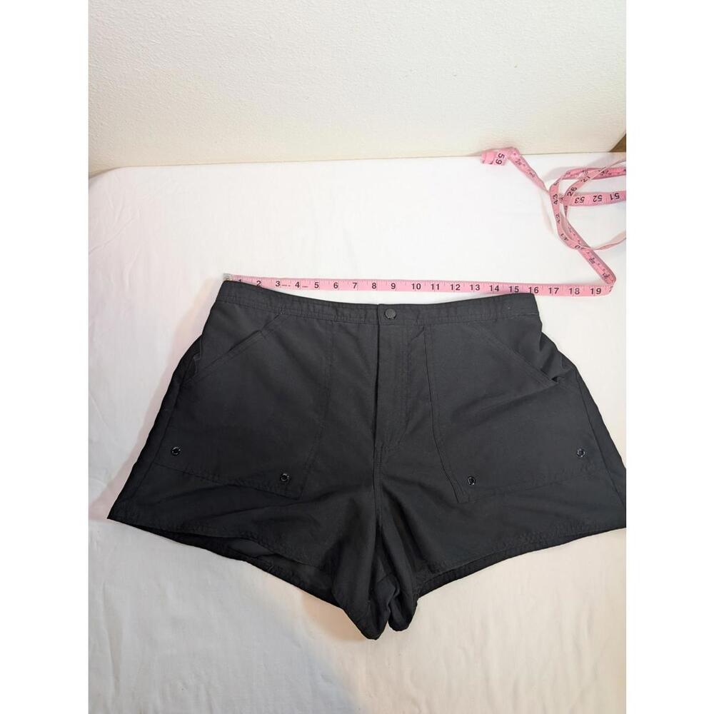 Ayul Women's Size 14 Black Swim Shorts with Elastic Waistband